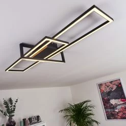 Hofstein Omega Deckenleuchte LED Schwarz, 1-flammig -LED Leuchten Verkäufe omega deckenleuchte h3418451 8