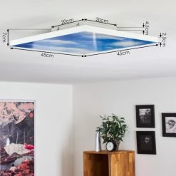 Leuchten Direkt Onlaj Deckenpanel LED Weiß, 1-flammig, Fernbedienung -LED Leuchten Verkäufe onlaj deckenpanel h3383957 3