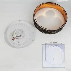 Hofstein Opatija Deckenleuchte LED Schwarz, Weiß, Gold, 1-flammig 12 Hofstein Opatija Deckenleuchte LED Schwarz, Weiß, Gold, 1-flammig -LED Leuchten Verkäufe opatija deckenleuchte h3434055 4