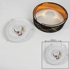 Hofstein Opatija Deckenleuchte LED Schwarz, Weiß, Gold, 1-flammig 13 Hofstein Opatija Deckenleuchte LED Schwarz, Weiß, Gold, 1-flammig -LED Leuchten Verkäufe opatija deckenleuchte h3438206 4