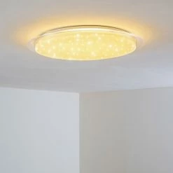 Hofstein Oranki Deckenleuchte LED Weiß, 1-flammig, Fernbedienung 33 Hofstein Oranki Deckenleuchte LED Weiß, 1-flammig, Fernbedienung -LED Leuchten Verkäufe oranki deckenleuchte h3098110 do1 11