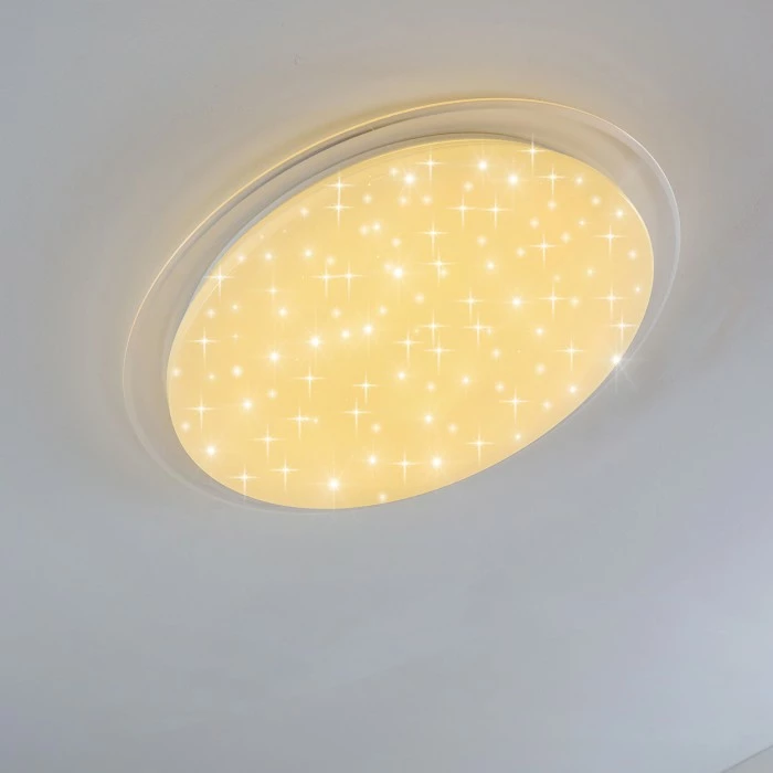 Hofstein Oranki Deckenleuchte LED Weiß, 1-flammig, Fernbedienung 14 Hofstein Oranki Deckenleuchte LED Weiß, 1-flammig, Fernbedienung – Bild 14