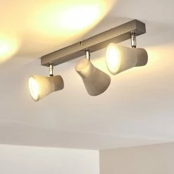 Hofstein Osco Deckenleuchte LED Grau, 3-flammig -LED Leuchten Verkäufe osco deckenleuchte h3264461 do1 14