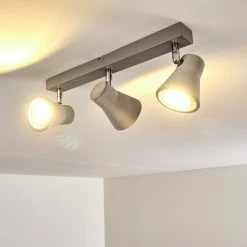 Hofstein Osco Deckenleuchte LED Grau, 3-flammig -LED Leuchten Verkäufe osco deckenleuchte h3264461 do1 18