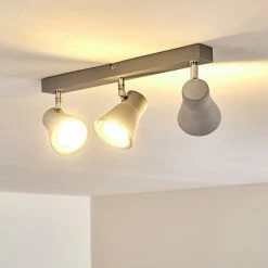 Hofstein Osco Deckenleuchte LED Grau, 3-flammig -LED Leuchten Verkäufe osco deckenleuchte h3264461 do1 3