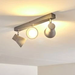 Hofstein Osco Deckenleuchte LED Grau, 3-flammig -LED Leuchten Verkäufe osco deckenleuchte h3264461 do1 7