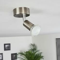 Hofstein Oula Deckenleuchte LED Nickel-Matt, 1-flammig -LED Leuchten Verkäufe oula deckenleuchte h3393918 9