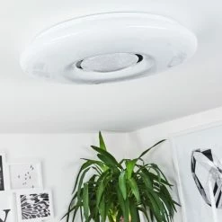 Hofstein Page Deckenleuchte LED Weiß, 2-flammig, Fernbedienung, Farbwechsler -LED Leuchten Verkäufe page deckenleuchte h3447291 4