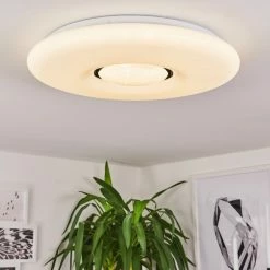 Hofstein Page Deckenleuchte LED Weiß, 2-flammig, Fernbedienung, Farbwechsler -LED Leuchten Verkäufe page deckenleuchte h3447291 6