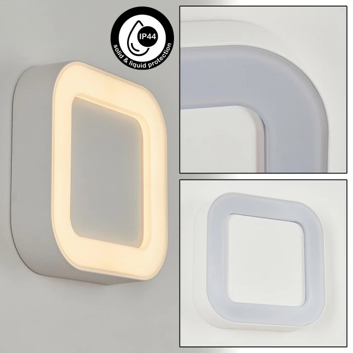 Hofstein Paleroo Außenwandleuchte LED Weiß, 1-flammig 1 Hofstein Paleroo Außenwandleuchte LED Weiß, 1-flammig