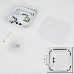 Hofstein Paleroo Außenwandleuchte LED Weiß, 1-flammig 14 Hofstein Paleroo Außenwandleuchte LED Weiß, 1-flammig -LED Leuchten Verkäufe paleroo aussenwandleuchte h3583616 4