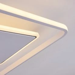 Hofstein Panchita Deckenleuchte LED Weiß, 1-flammig, Fernbedienung -LED Leuchten Verkäufe panchita deckenleuchte h3417454 5