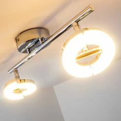 Hofstein Paris Deckenspot LED Chrom, 2-flammig -LED Leuchten Verkäufe paris deckenspot h167701 15