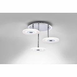 Paul Neuhaus Leuchten Paul Neuhaus ADALI Deckenleuchte LED Edelstahl, 3-flammig -LED Leuchten Verkäufe paul neuhaus adali deckenleuchte 6446 55 4