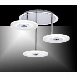 Paul Neuhaus Leuchten Paul Neuhaus ADALI Deckenleuchte LED Edelstahl, 3-flammig -LED Leuchten Verkäufe paul neuhaus adali deckenleuchte 6446 55 9