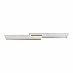 Paul Neuhaus Leuchten Paul Neuhaus AMARA Deckenleuchte LED Nickel-Matt, 1-flammig, Fernbedienung