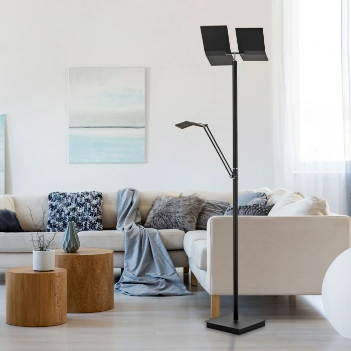 Paul Neuhaus Leuchten Paul Neuhaus BRUCE Deckenfluter LED Anthrazit, 1-flammig 1 Paul Neuhaus Leuchten Paul Neuhaus BRUCE Deckenfluter LED Anthrazit, 1-flammig