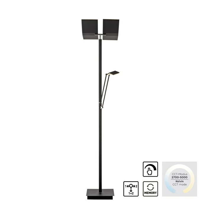 Paul Neuhaus Leuchten Paul Neuhaus BRUCE Deckenfluter LED Anthrazit, 1-flammig 2 Paul Neuhaus Leuchten Paul Neuhaus BRUCE Deckenfluter LED Anthrazit, 1-flammig – Bild 2