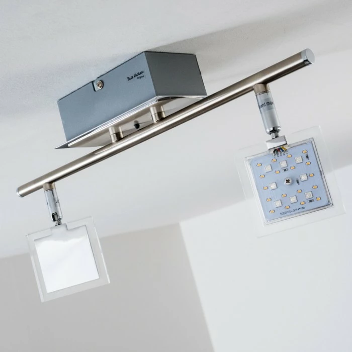 Paul Neuhaus Leuchten Paul Neuhaus DAAN-RGB Deckenleuchte LED Chrom, 2-flammig, Fernbedienung, Farbwechsler 15 Paul Neuhaus Leuchten Paul Neuhaus DAAN-RGB Deckenleuchte LED Chrom, 2-flammig, Fernbedienung, Farbwechsler – Bild 15