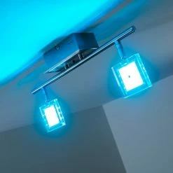 Paul Neuhaus Leuchten Paul Neuhaus DAAN-RGB Deckenleuchte LED Chrom, 2-flammig, Fernbedienung, Farbwechsler 26 Paul Neuhaus Leuchten Paul Neuhaus DAAN-RGB Deckenleuchte LED Chrom, 2-flammig, Fernbedienung, Farbwechsler -LED Leuchten Verkäufe paul neuhaus daan rgb deckenleuchte 8642 17 4