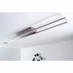 Paul Neuhaus Leuchten Paul Neuhaus Deckenleuchte LED Stahl geb&uuml;rstet, 4-flammig -LED Leuchten Verkäufe paul neuhaus deckenleuchte 8085 55 11