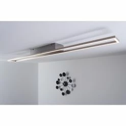 Paul Neuhaus Leuchten Paul Neuhaus Deckenleuchte LED Stahl geb&uuml;rstet, 4-flammig -LED Leuchten Verkäufe paul neuhaus deckenleuchte 8085 55 4