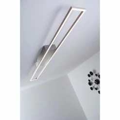 Paul Neuhaus Leuchten Paul Neuhaus Deckenleuchte LED Stahl geb&uuml;rstet, 4-flammig -LED Leuchten Verkäufe paul neuhaus deckenleuchte 8085 55 8