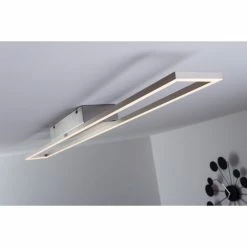 Paul Neuhaus Leuchten Paul Neuhaus Deckenleuchte LED Stahl geb&uuml;rstet, 4-flammig -LED Leuchten Verkäufe paul neuhaus deckenleuchte 8085 55 9