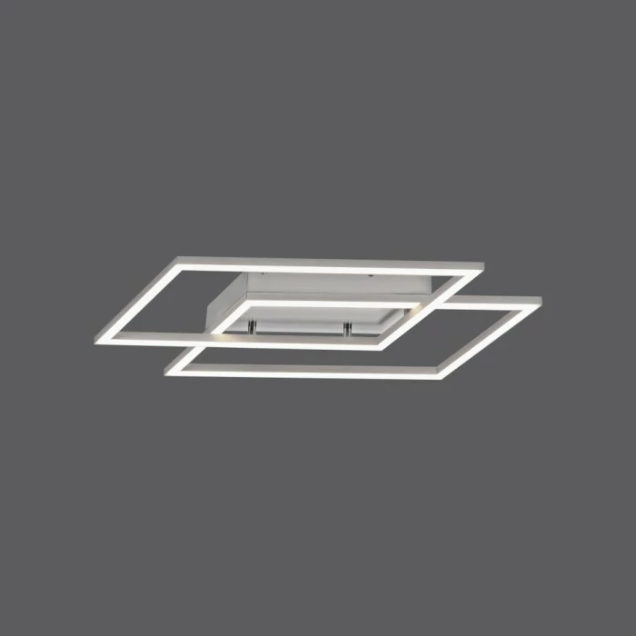 Paul Neuhaus Leuchten Paul Neuhaus Deckenleuchte INIGO LED Edelstahl, 2-flammig 1 Paul Neuhaus Leuchten Paul Neuhaus Deckenleuchte INIGO LED Edelstahl, 2-flammig