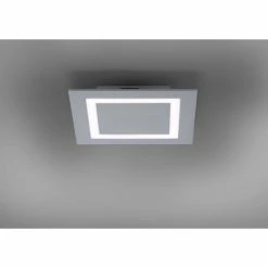 Paul Neuhaus Q-Serie Paul Neuhaus Deckenleuchte Q-MIRAN LED Aluminium, 1-flammig, Fernbedienung, Farbwechsler -LED Leuchten Verkäufe paul neuhaus deckenleuchte q miran 8160 95 8
