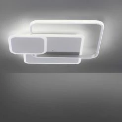 Paul Neuhaus Leuchten Paul Neuhaus EMILIO Deckenleuchte LED Silber, 1-flammig, Fernbedienung -LED Leuchten Verkäufe paul neuhaus emilio deckenleuchte 8319 55 5