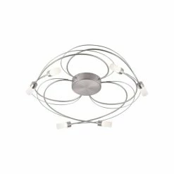 Paul Neuhaus Leuchten Paul Neuhaus NELIA Deckenleuchte LED Edelstahl, 6-flammig -LED Leuchten Verkäufe paul neuhaus nelia deckenleuchte 8250 55 2