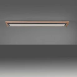 Paul Neuhaus Leuchten Paul Neuhaus PALMA Deckenleuchte LED Schwarz, Naturfarben, 2-flammig, Fernbedienung -LED Leuchten Verkäufe paul neuhaus palma deckenleuchte 6142 79 5