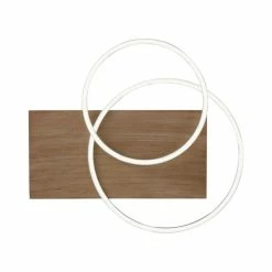 Paul Neuhaus Leuchten Paul Neuhaus PALMA Deckenleuchte LED Stahl gebürstet, Naturfarben, 2-flammig, Fernbedienung -LED Leuchten Verkäufe paul neuhaus palma deckenleuchte 8329 79 5