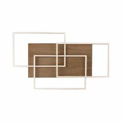 Paul Neuhaus Leuchten Paul Neuhaus PALMA Deckenleuchte LED Stahl gebürstet, Naturfarben, 1-flammig, Fernbedienung -LED Leuchten Verkäufe paul neuhaus palma deckenleuchte 8330 79 2