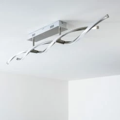 Paul Neuhaus Leuchten Paul Neuhaus POLINA Deckenleuchte LED Edelstahl, 2-flammig -LED Leuchten Verkäufe paul neuhaus polina deckenleuchte 9143 55 17