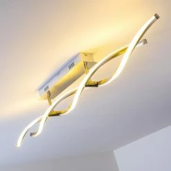 Paul Neuhaus Leuchten Paul Neuhaus POLINA Deckenleuchte LED Edelstahl, 2-flammig -LED Leuchten Verkäufe paul neuhaus polina deckenleuchte 9143 55 19