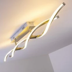 Paul Neuhaus Leuchten Paul Neuhaus POLINA Deckenleuchte LED Edelstahl, 2-flammig -LED Leuchten Verkäufe paul neuhaus polina deckenleuchte 9143 55 7