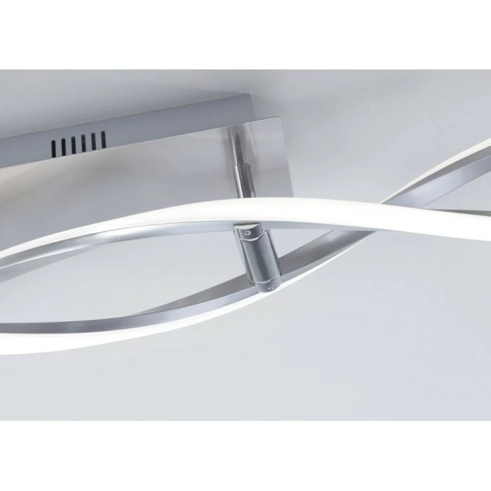 Paul Neuhaus Leuchten Paul Neuhaus Polina Deckenleuchte LED Edelstahl, 2-flammig 3 Paul Neuhaus Leuchten Paul Neuhaus Polina Deckenleuchte LED Edelstahl, 2-flammig – Bild 3