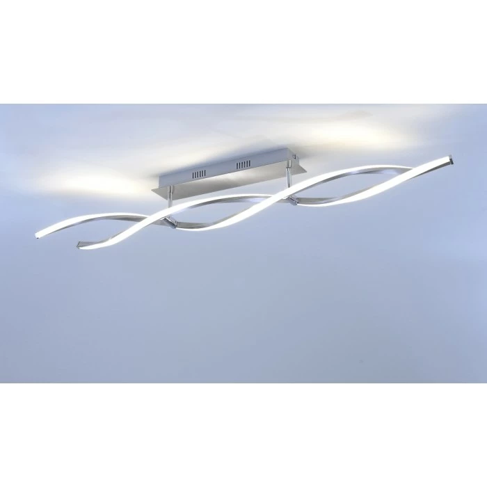 Paul Neuhaus Leuchten Paul Neuhaus Polina Deckenleuchte LED Edelstahl, 2-flammig 5 Paul Neuhaus Leuchten Paul Neuhaus Polina Deckenleuchte LED Edelstahl, 2-flammig – Bild 5