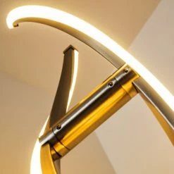 Paul Neuhaus Leuchten Paul Neuhaus POLINA Stehleuchte LED Edelstahl, 2-flammig -LED Leuchten Verkäufe paul neuhaus polina stehleuchte 9140 55 4