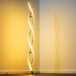 Paul Neuhaus Leuchten Paul Neuhaus POLINA Stehleuchte LED Edelstahl, 2-flammig -LED Leuchten Verkäufe paul neuhaus polina stehleuchte 9140 55 9