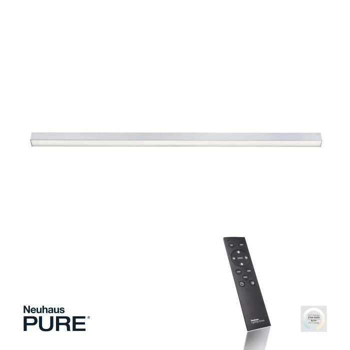 Paul Neuhaus Leuchten Paul Neuhaus PURE-LINES Deckenleuchte LED Aluminium, 1-flammig, Fernbedienung 4 Paul Neuhaus Leuchten Paul Neuhaus PURE-LINES Deckenleuchte LED Aluminium, 1-flammig, Fernbedienung – Bild 4