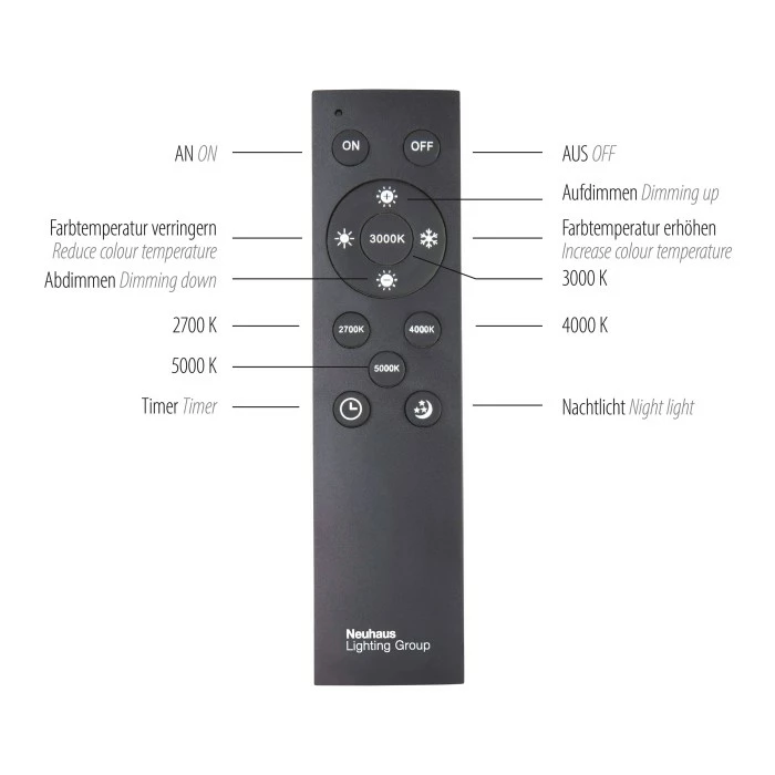 Paul Neuhaus Leuchten Paul Neuhaus PURE-LINES Deckenleuchte LED Aluminium, 1-flammig, Fernbedienung 7 Paul Neuhaus Leuchten Paul Neuhaus PURE-LINES Deckenleuchte LED Aluminium, 1-flammig, Fernbedienung – Bild 7