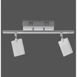 Paul Neuhaus Leuchten Paul Neuhaus PURE-MIRA Deckenleuchte LED Aluminium, 2-flammig, Fernbedienung