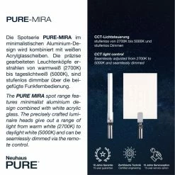Paul Neuhaus Leuchten Paul Neuhaus PURE-MIRA Deckenleuchte LED Aluminium, 6-flammig, Fernbedienung -LED Leuchten Verkäufe paul neuhaus pure mira deckenleuchte 6358 95 4