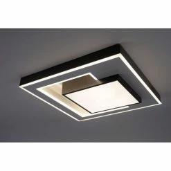 Paul Neuhaus Q-Serie Paul Neuhaus Q-ALTA Deckenleuchte LED Schwarz, 1-flammig, Fernbedienung -LED Leuchten Verkäufe paul neuhaus q alta deckenleuchte 6124 18 6