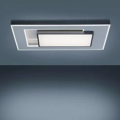 Paul Neuhaus Q-Serie Paul Neuhaus Q-ALTA Deckenleuchte LED Schwarz, 1-flammig, Fernbedienung -LED Leuchten Verkäufe paul neuhaus q alta deckenleuchte 6125 18 8