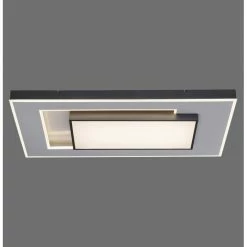 Paul Neuhaus Q-Serie Paul Neuhaus Q-ALTA Deckenleuchte LED Schwarz, 1-flammig, Fernbedienung -LED Leuchten Verkäufe paul neuhaus q alta deckenleuchte 6125 18 9