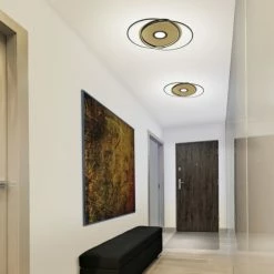 Paul Neuhaus Q-Serie Paul Neuhaus Q-AMIRA Deckenleuchte LED Schwarz, 1-flammig, Fernbedienung -LED Leuchten Verkäufe paul neuhaus q amira deckenleuchte 8381 18 2